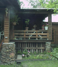 Rear porch