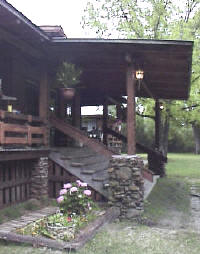 Rear porch